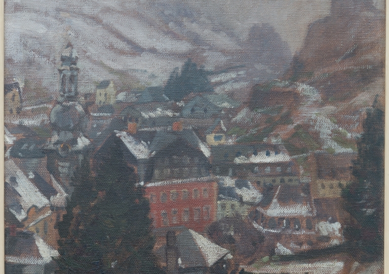 Skizze aus Montjoie (Monschau) 1903